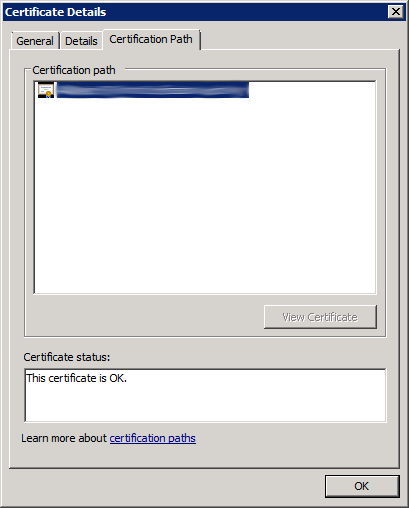 Check Root CA Certificate is OK (Step 3)