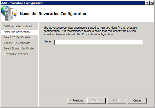 OCSP - Add Revocation Configuration 2
