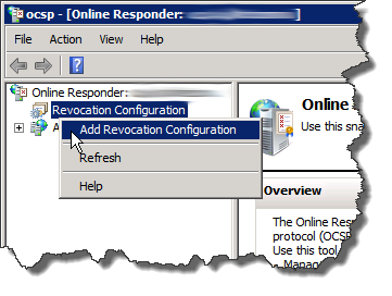 OCSP - Add Revocation Configuration